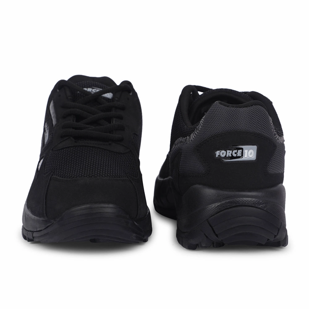 Zoom Vomero Running Shoes Force 10 By Liberty Men Sports Running Shoes - Black (NORWAY-5)