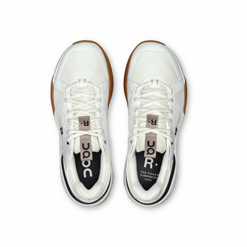 Alo Yoga Sneakers On Big Kids THE ROGER Clubhouse Pro - White/Eclipse