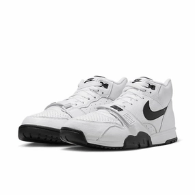 Nike Infant Walking Shoes Nike Air Trainer 1 FB8066-100 Sneakers Men's White Black Leather Training Shoes