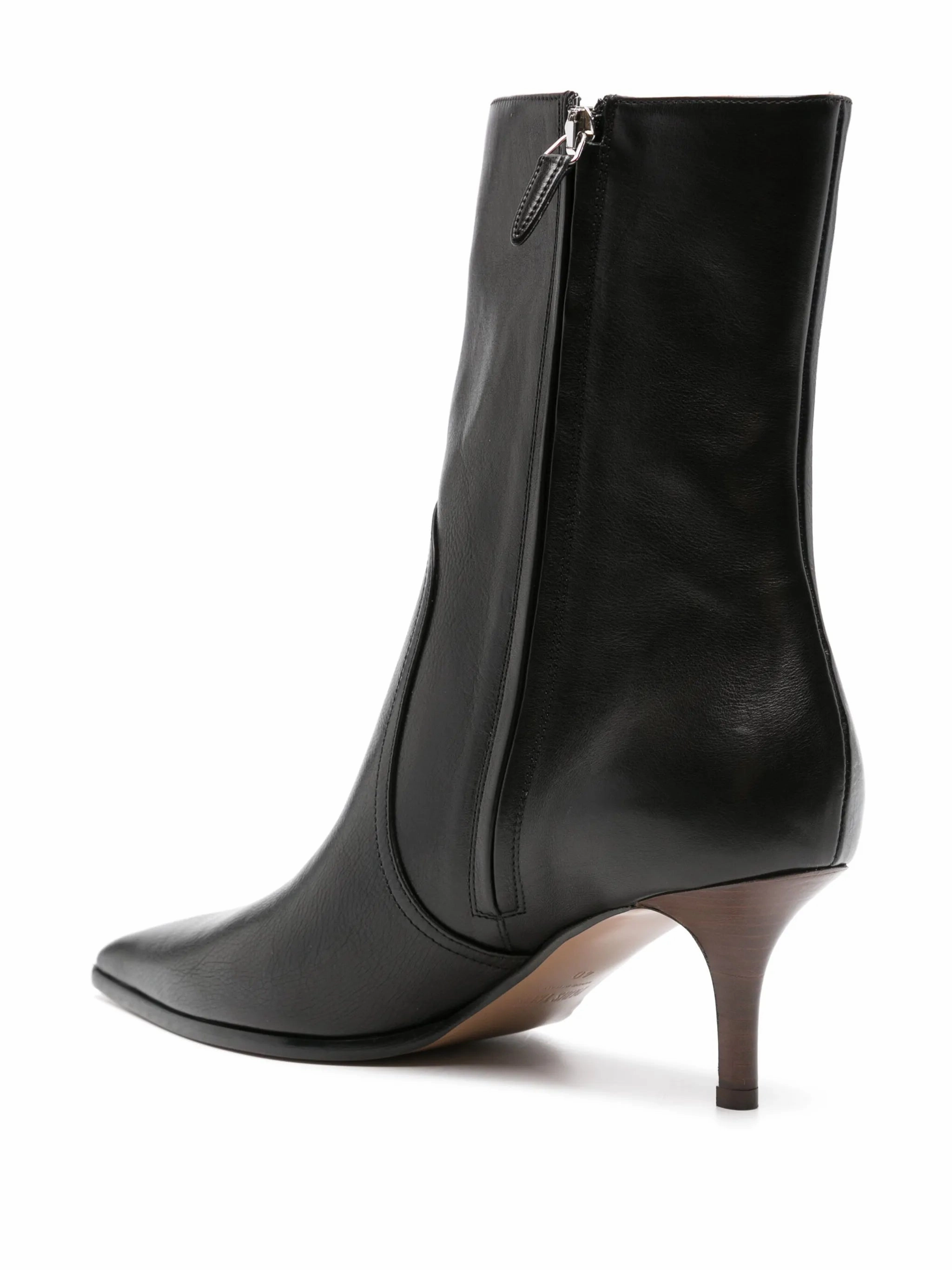 Ashley 65mm leather boots Australia Fur Boots