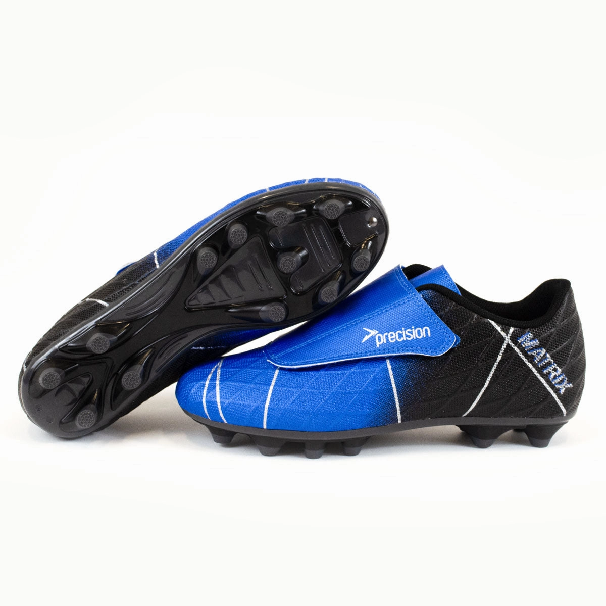 Precision Matrix FG Football Boots - Youth - Blue/Black Waterproof Chelsea Boots
