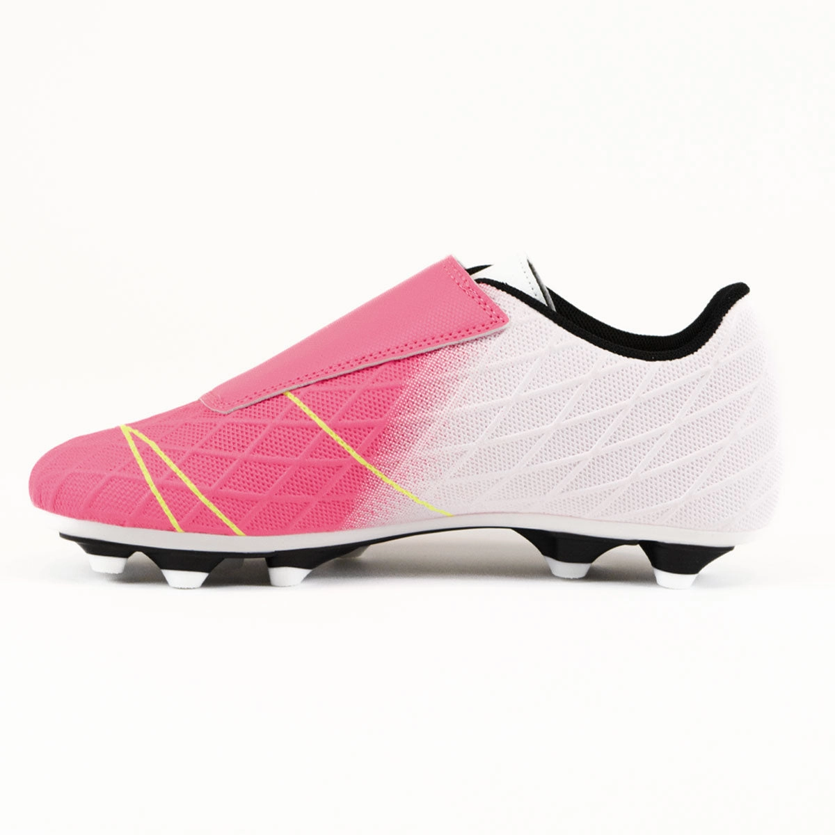Lace Up Boots Western Precision Matrix FG Football Boots - Youth - Pink/White