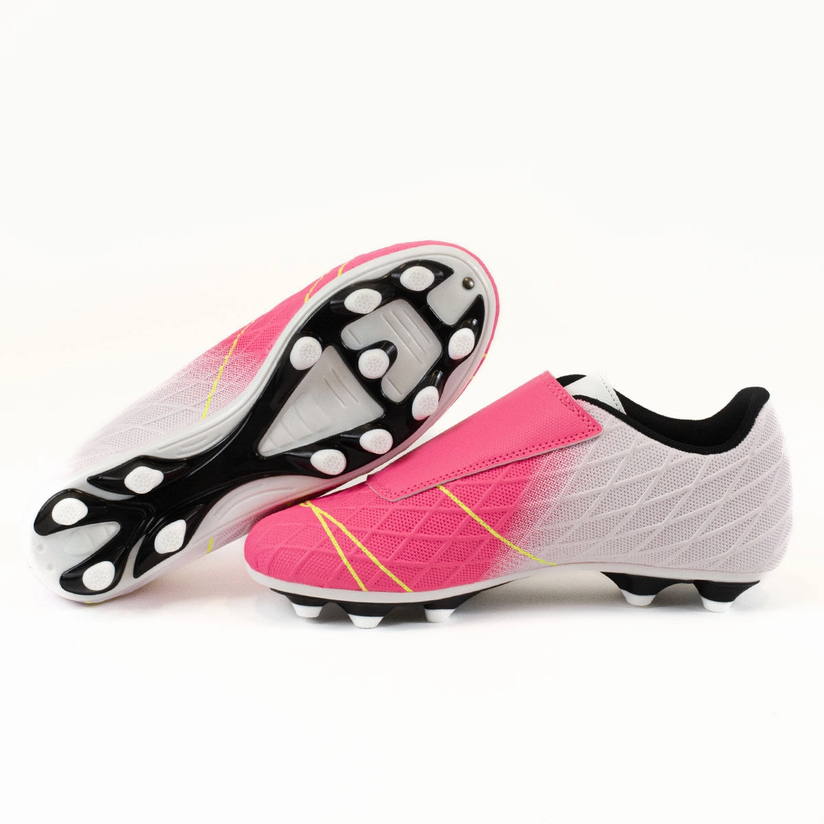 Precision Matrix FG Football Boots - Youth - Pink/White Moon Boots With Fur