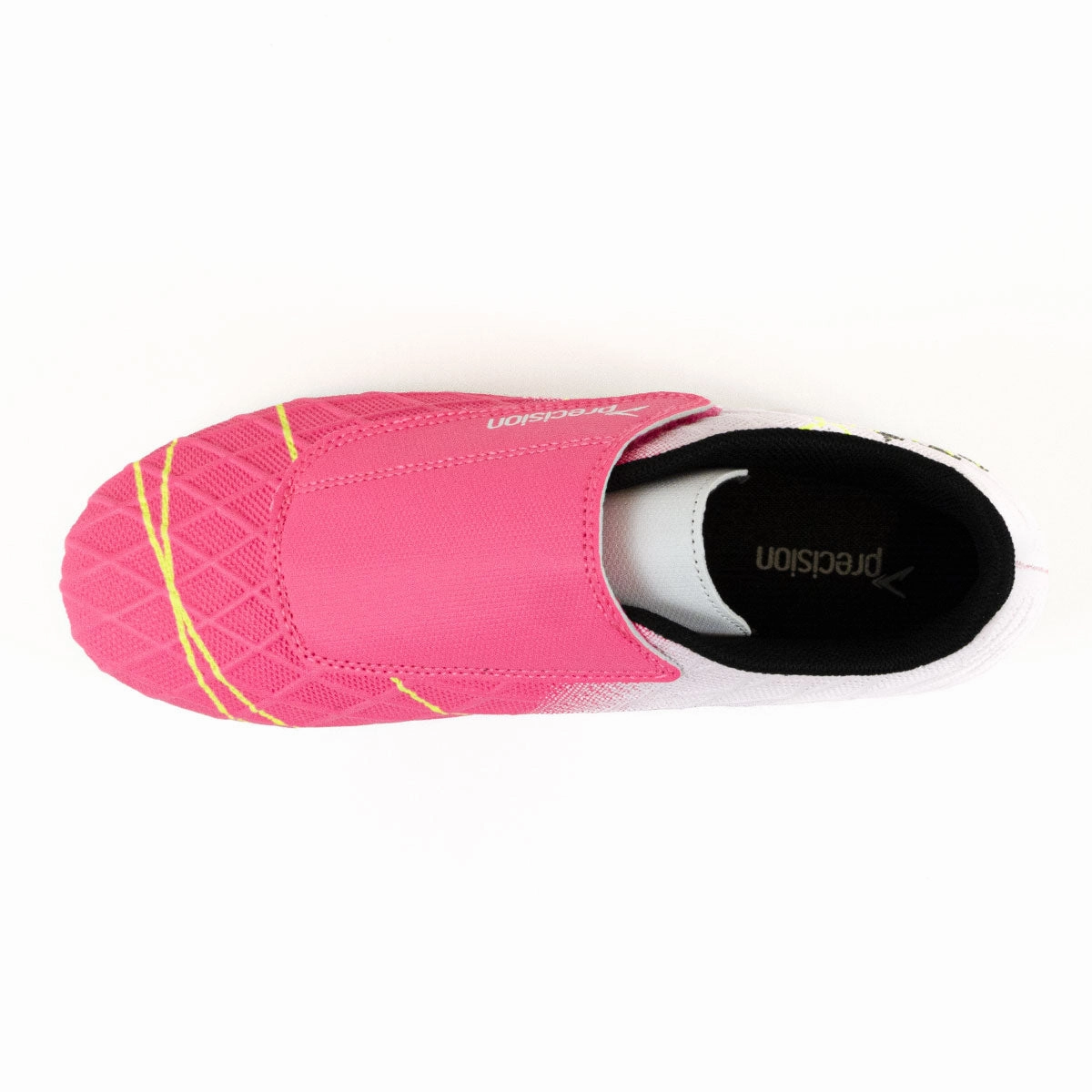 Alloy Vs Steel Toe Boots Precision Matrix FG Football Boots - Youth - Pink/White