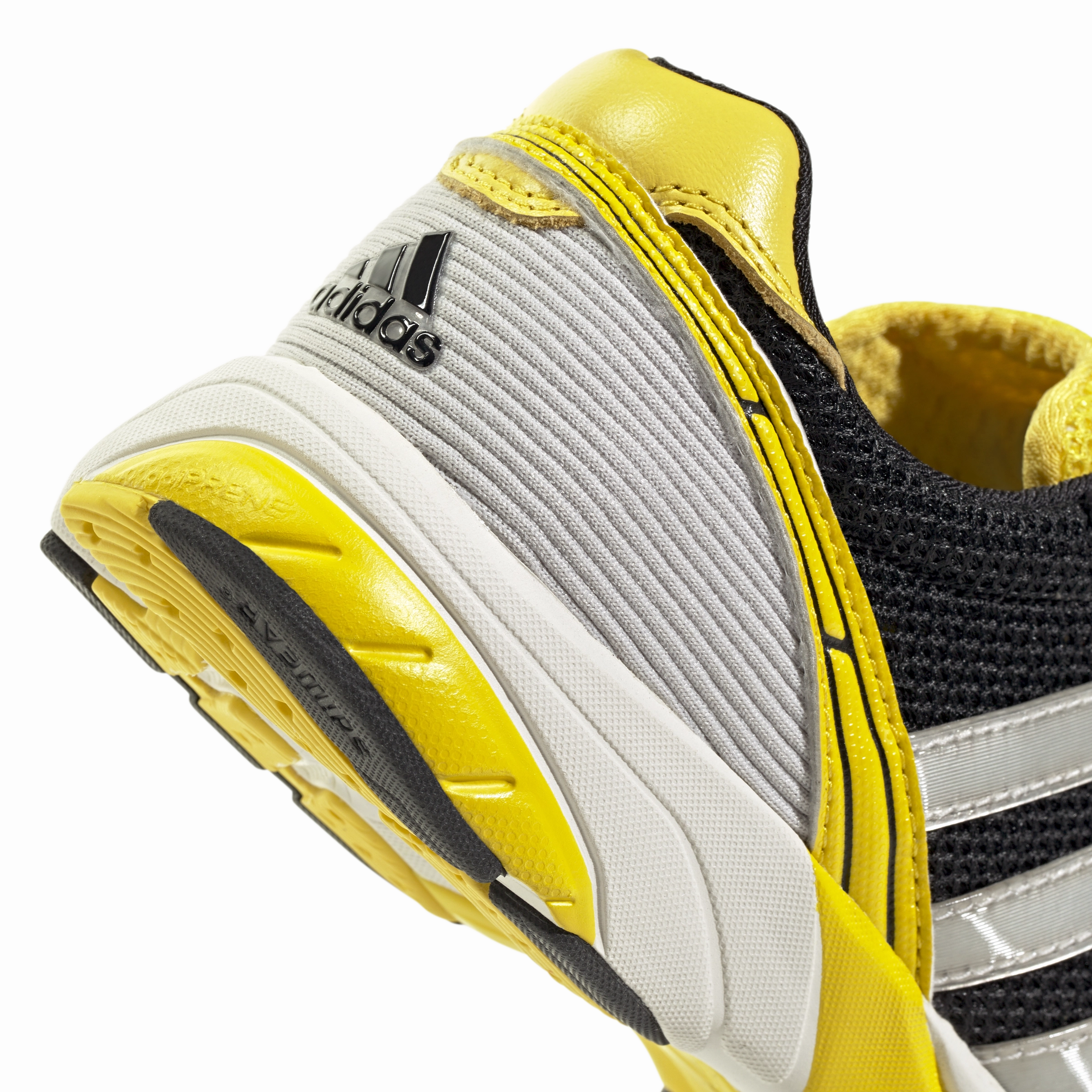 Zebra Shoes Adidas Wmns Adizero Adios OG 'Core Black Silver Yellow'