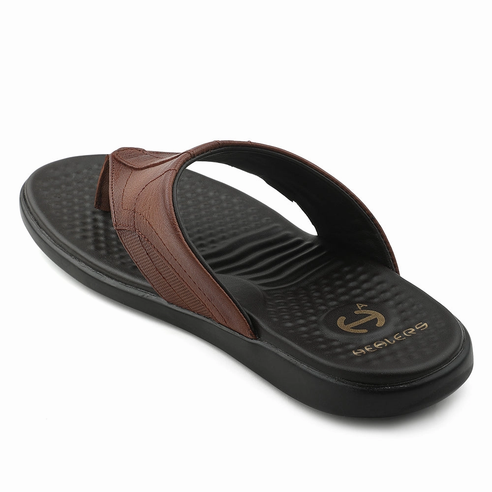 Healers Tan Casual Slipper For Men RELIEF-1 By Liberty Picture Of Ruby Slippers