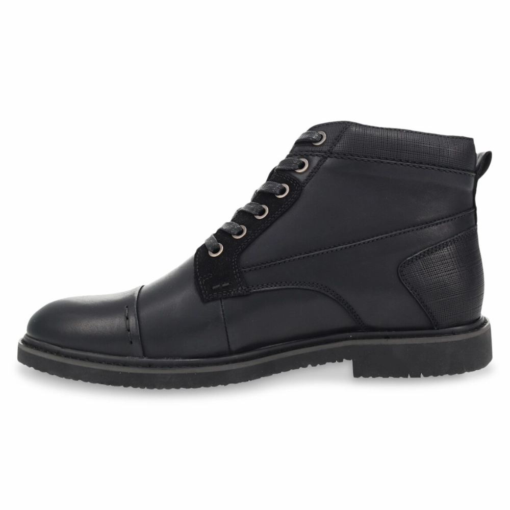 Heydude Boots Propet Ford Black Leather Boot (Men's)