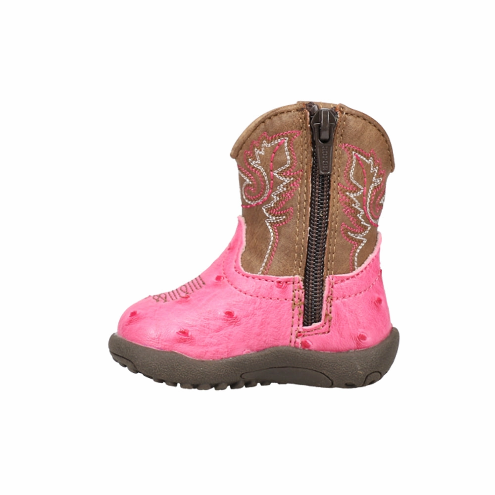 Boots To Wear With Suits Cowbaby Annabelle Round Toe Cowboy Boots (Infant)