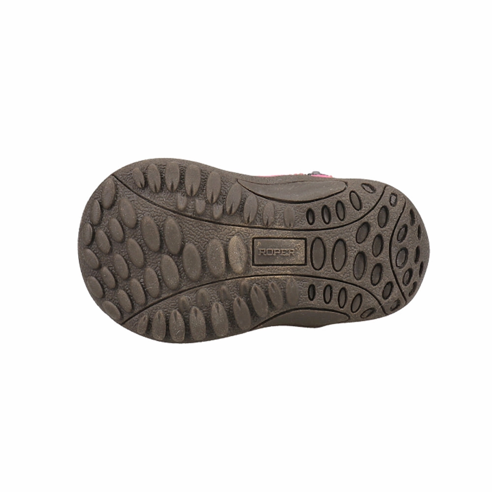 Boots That Stay On Dogs Cowbaby Annabelle Round Toe Cowboy Boots (Infant)