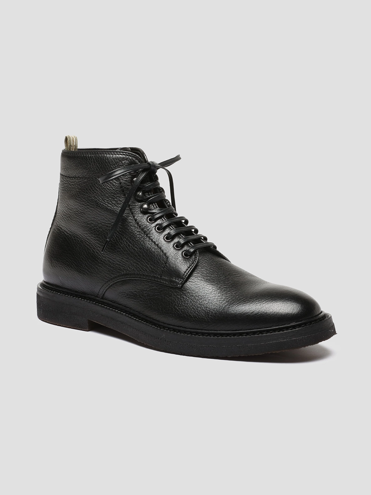 HOPKINS FLEXI 203 - Black Leather Lace-up Boots Justin Work Boots