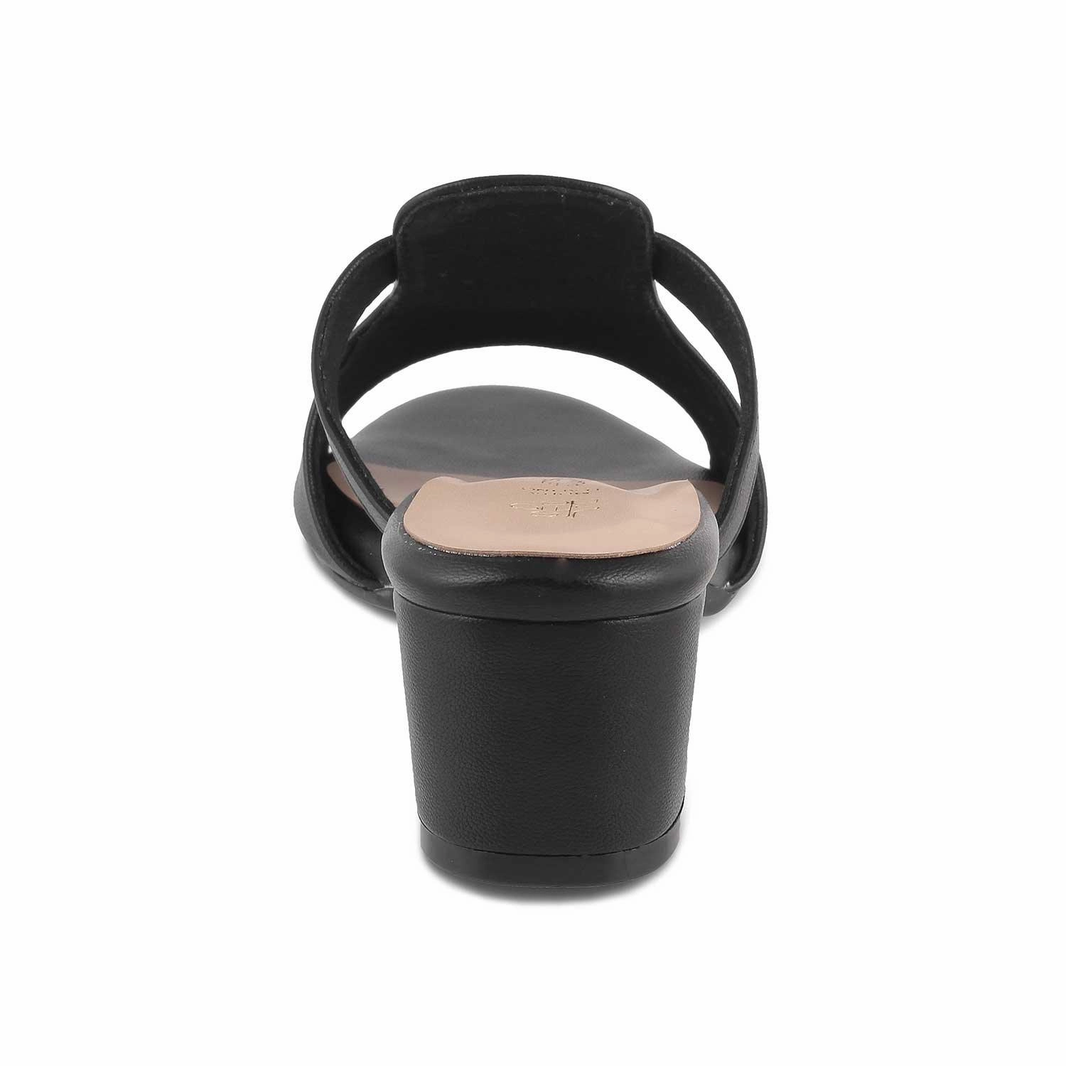 The Miso Black Women's Dress Block Heel Sandals Tresmode Oasis Sandals