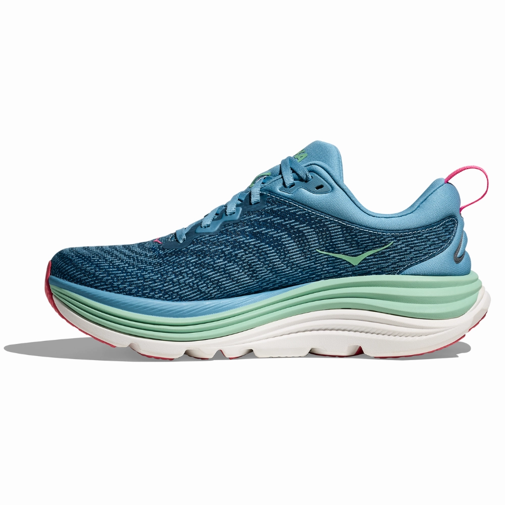 Blisters Hoka Gaviota 5 Alpine Blue/Jadeite Running Shoe (Women's)
