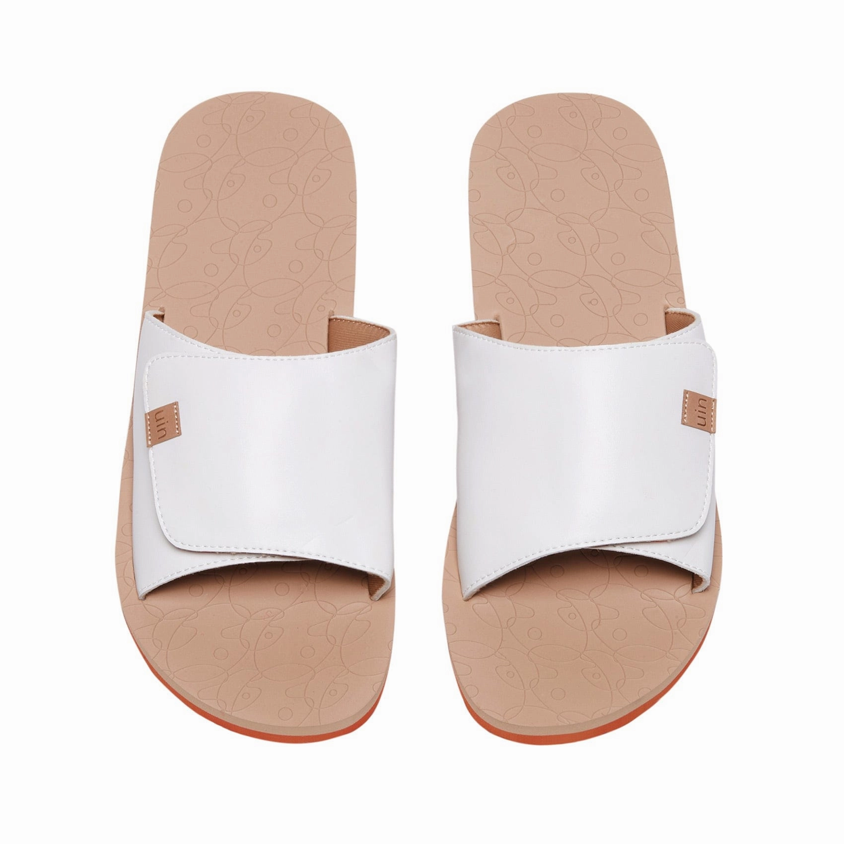 Pure White Blanes III Men Sandals With Straps