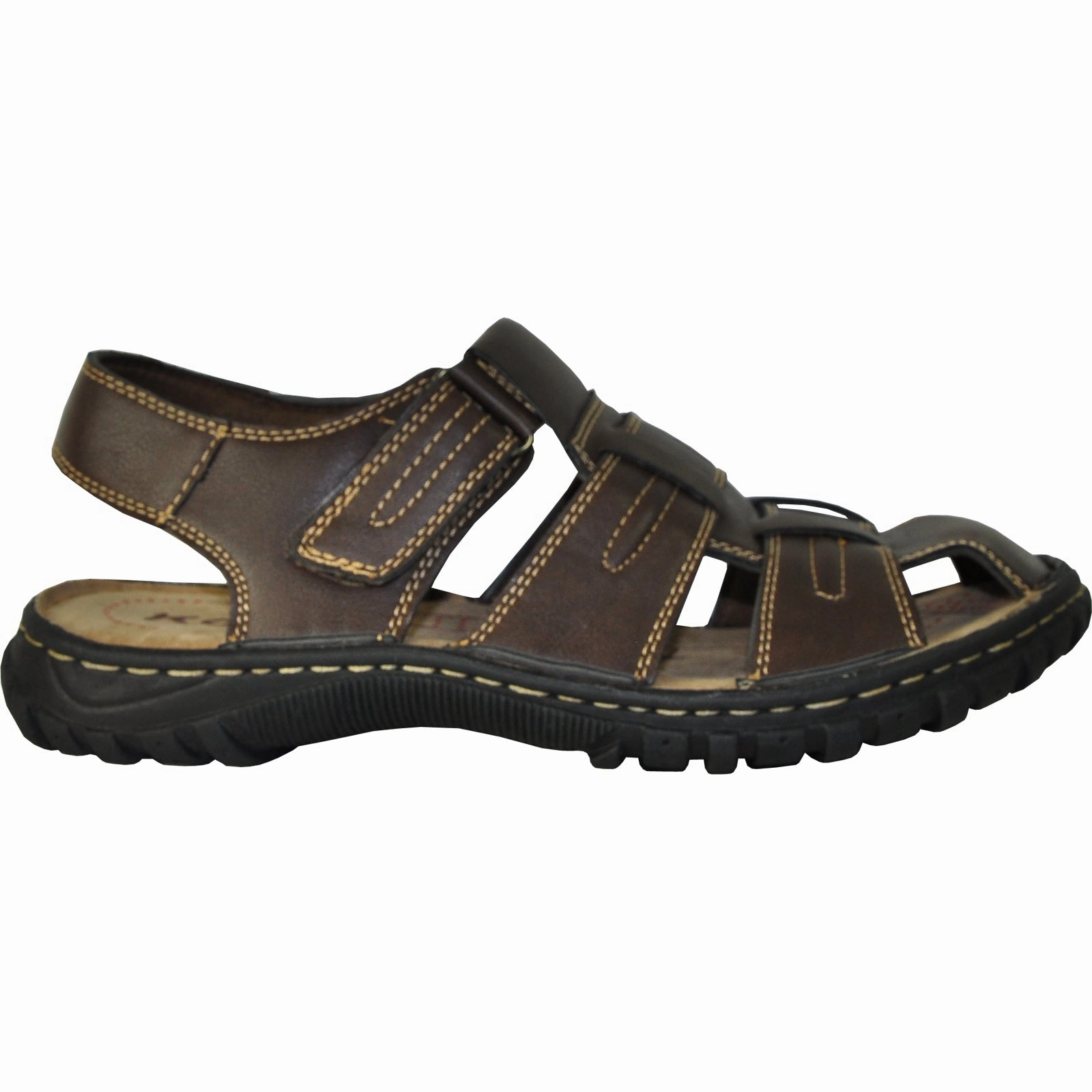 KOZI Men Sandal LOCUS-81 Brown Jeans And Sandals