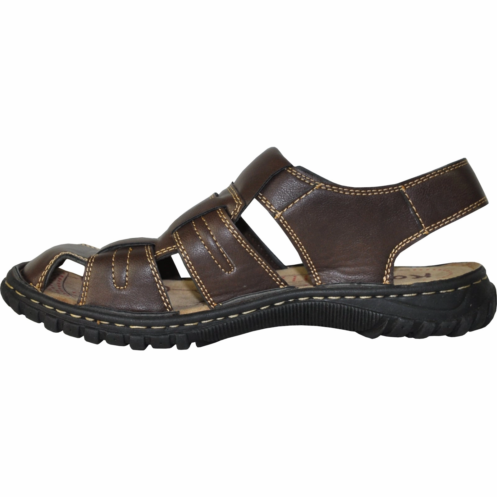 Barbados Map KOZI Men Sandal LOCUS-81 Brown