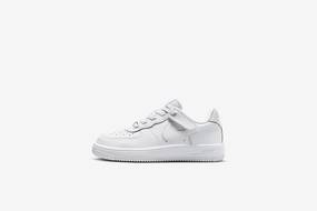 Nike "Force 1 Low Easyon" PS - White/ White / White Apl Sneakers