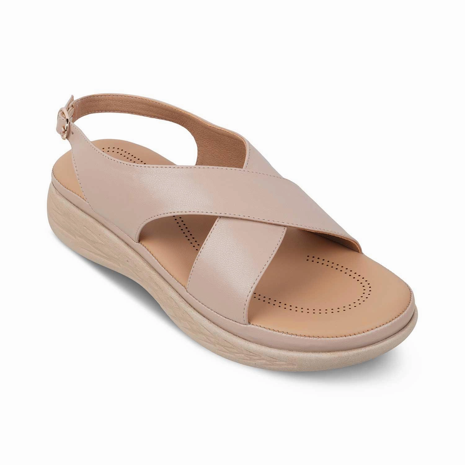 Sandals In Curacao The Havit Beige Women's Casual Wedge Sandals Tresmode