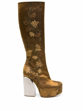 embroidered jacquard 95mm platform boots Best Water Hiking Boots