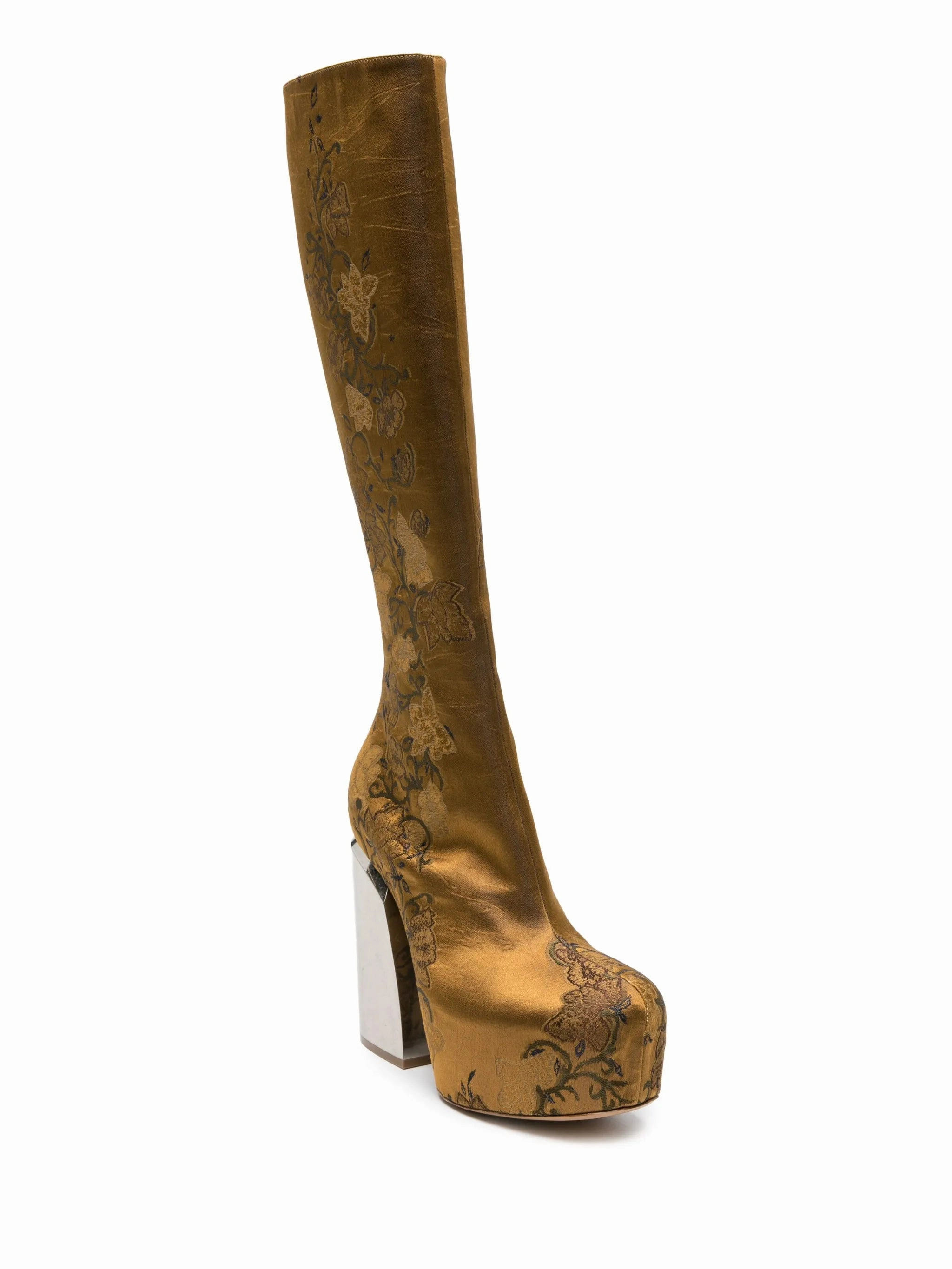 Shopping For Cowboy Boots embroidered jacquard 95mm platform boots