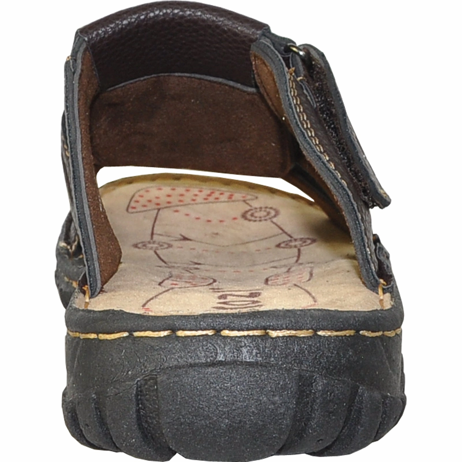 Sandals Usvi KOZI Men Sandal LOCUS-82 Brown