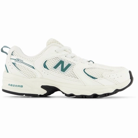 Best Sneakers For Running On Pavement New Balance Sea Salt 530 Kids Bungee Lace Sneakers