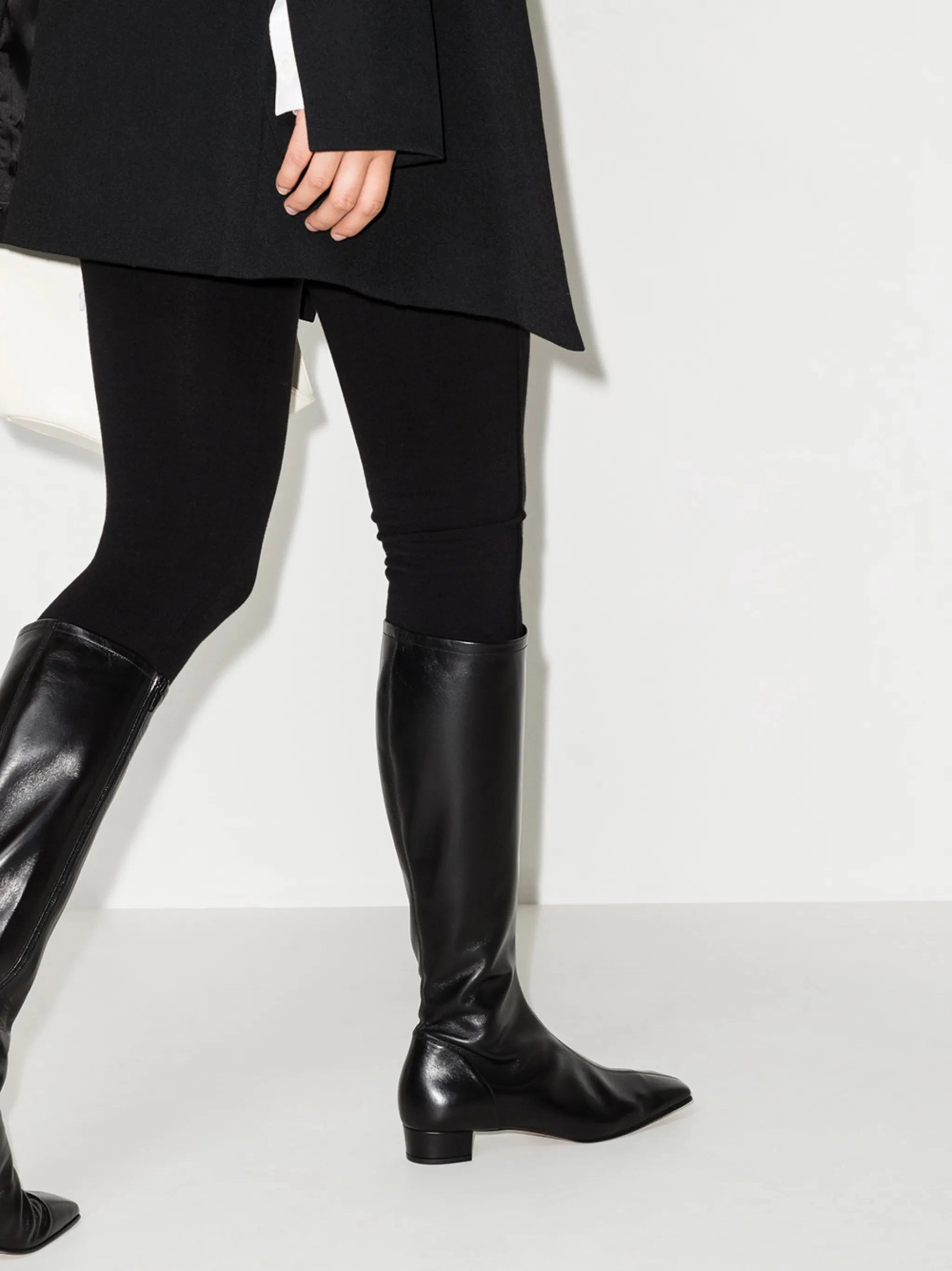 Silver Western Boots Edie knee-length boots