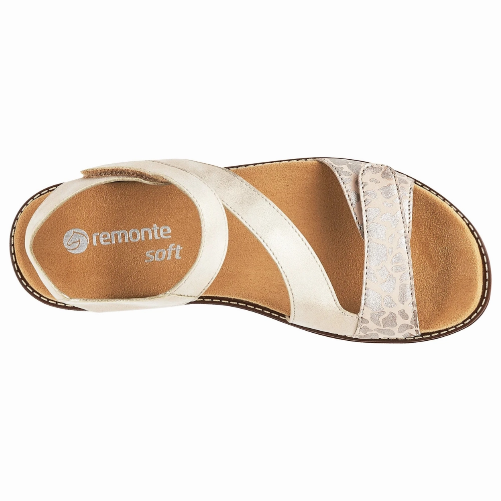 Sandals Hotel Ocho Rios Jamaica Remonte Jocelyn 50 Cliff/Pearl/Muschel Leather Sandal (Women's)