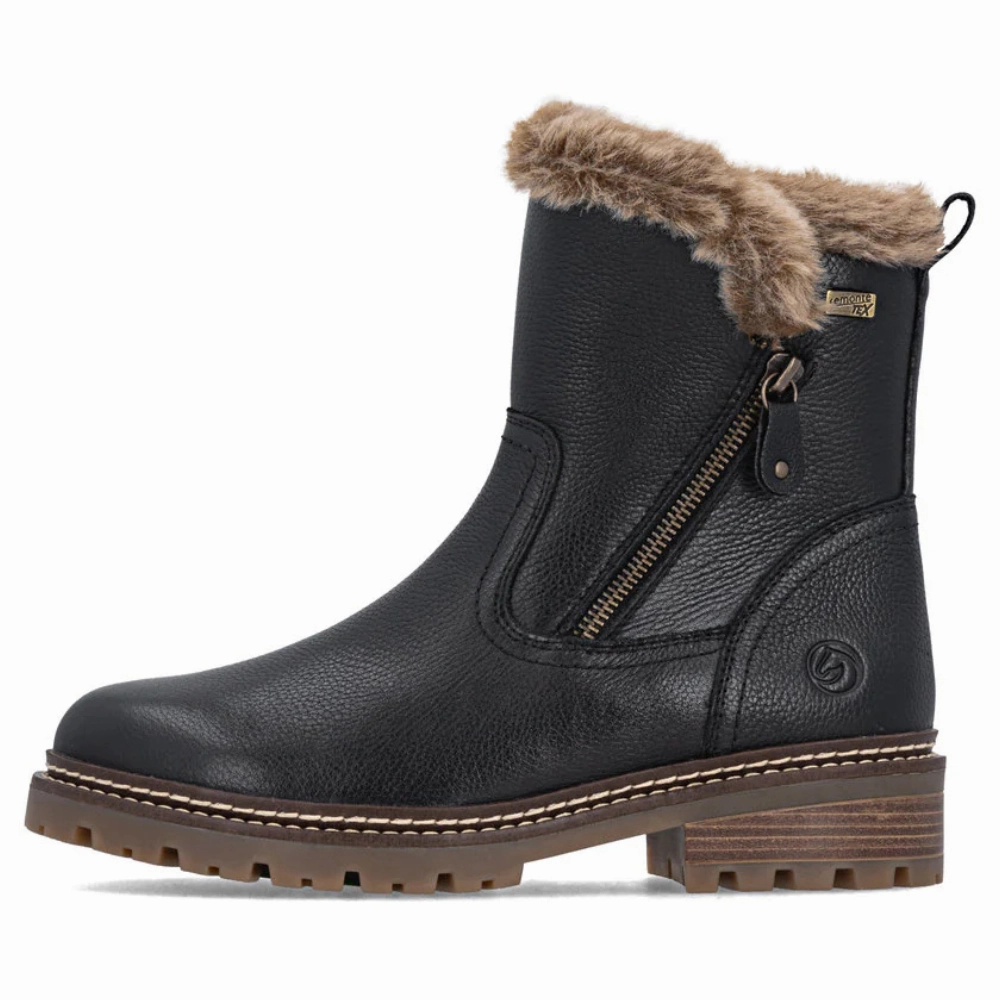 Remonte Stewanie 83 Black Combination Boot (Women's) Pink Frye Boots