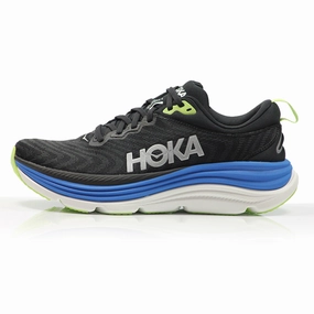 Hoka One One Gaviota 5 Men's Running Shoe - Black/Electric Cobalt Clifton Edge