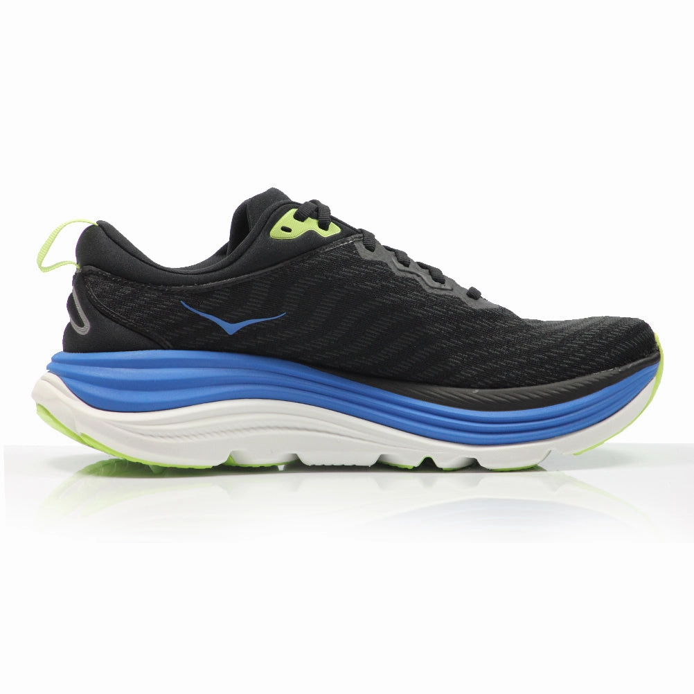 Best Shoes For Working Out Hoka One One Gaviota 5 Men's Running Shoe - Black/Electric Cobalt