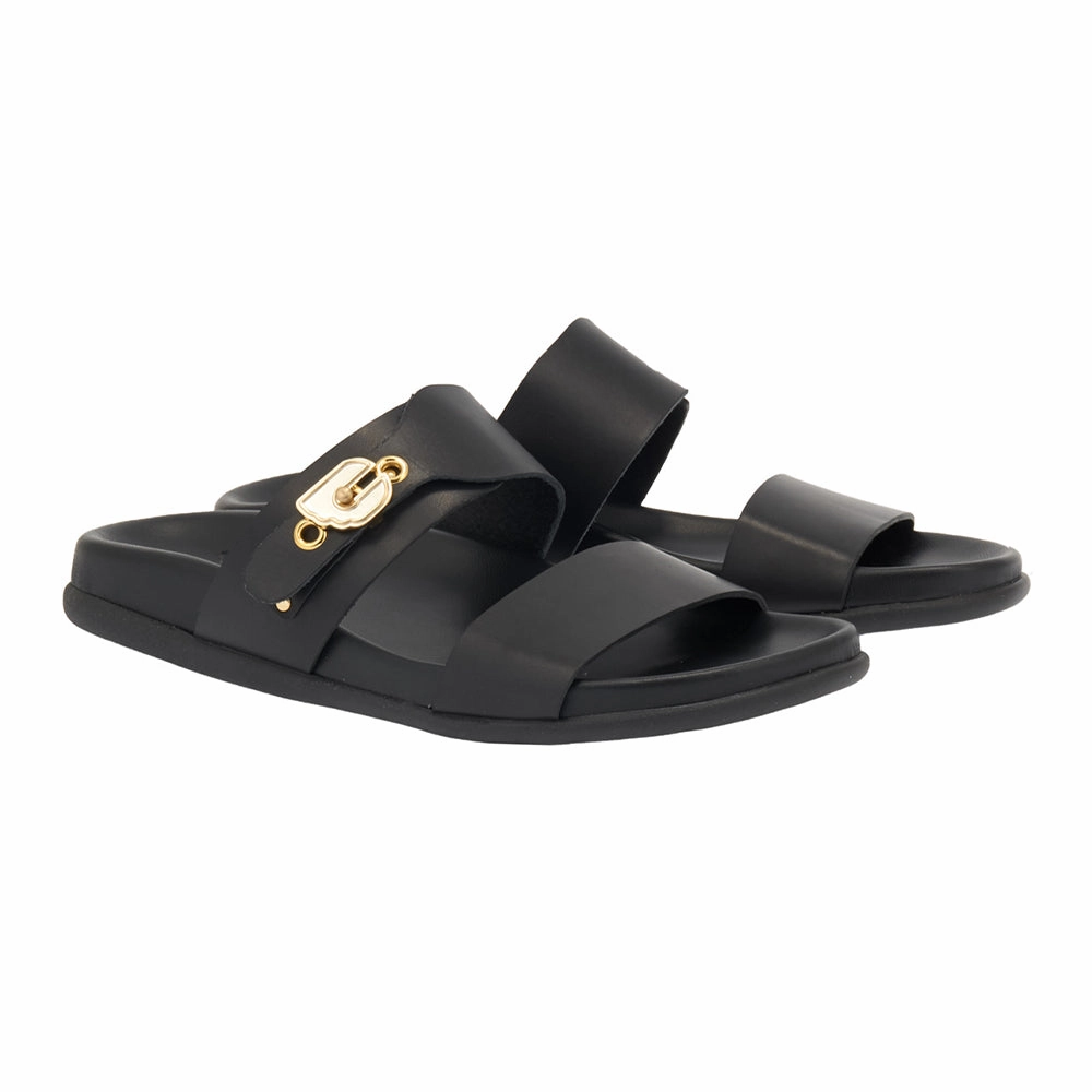 Latria Black Eurosoft Sandals