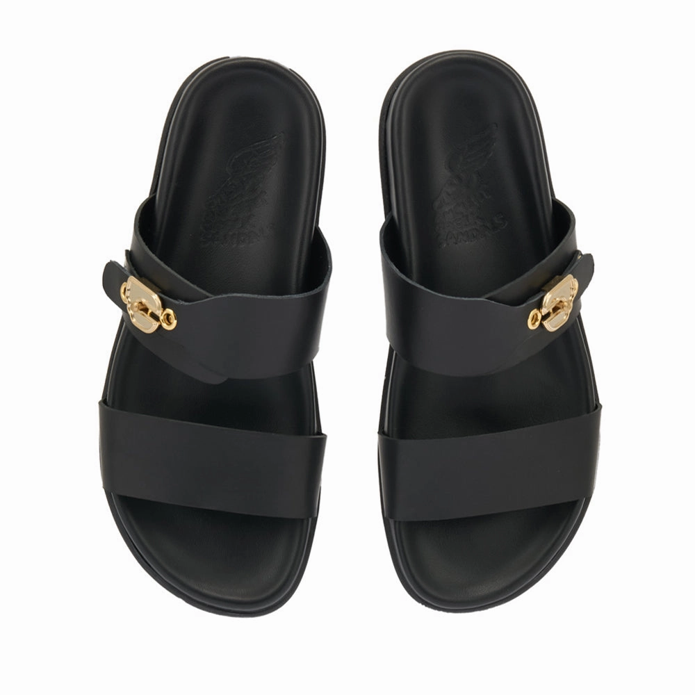 Latria Black Sandals Jamacia