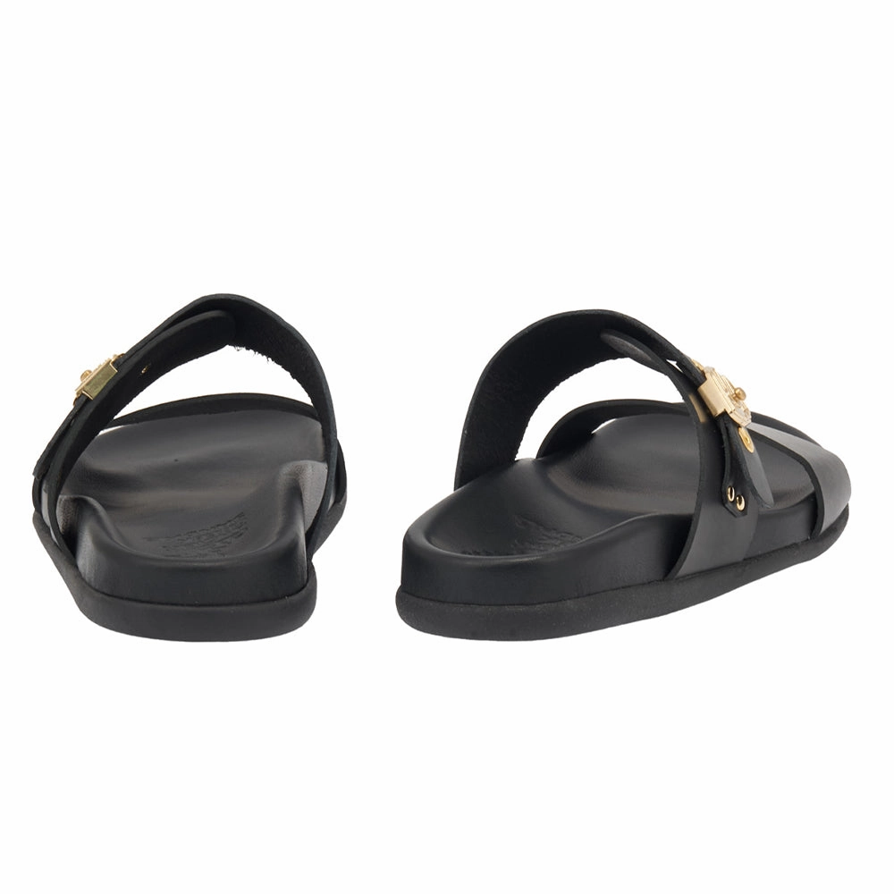 Latria Black Ross Sandals
