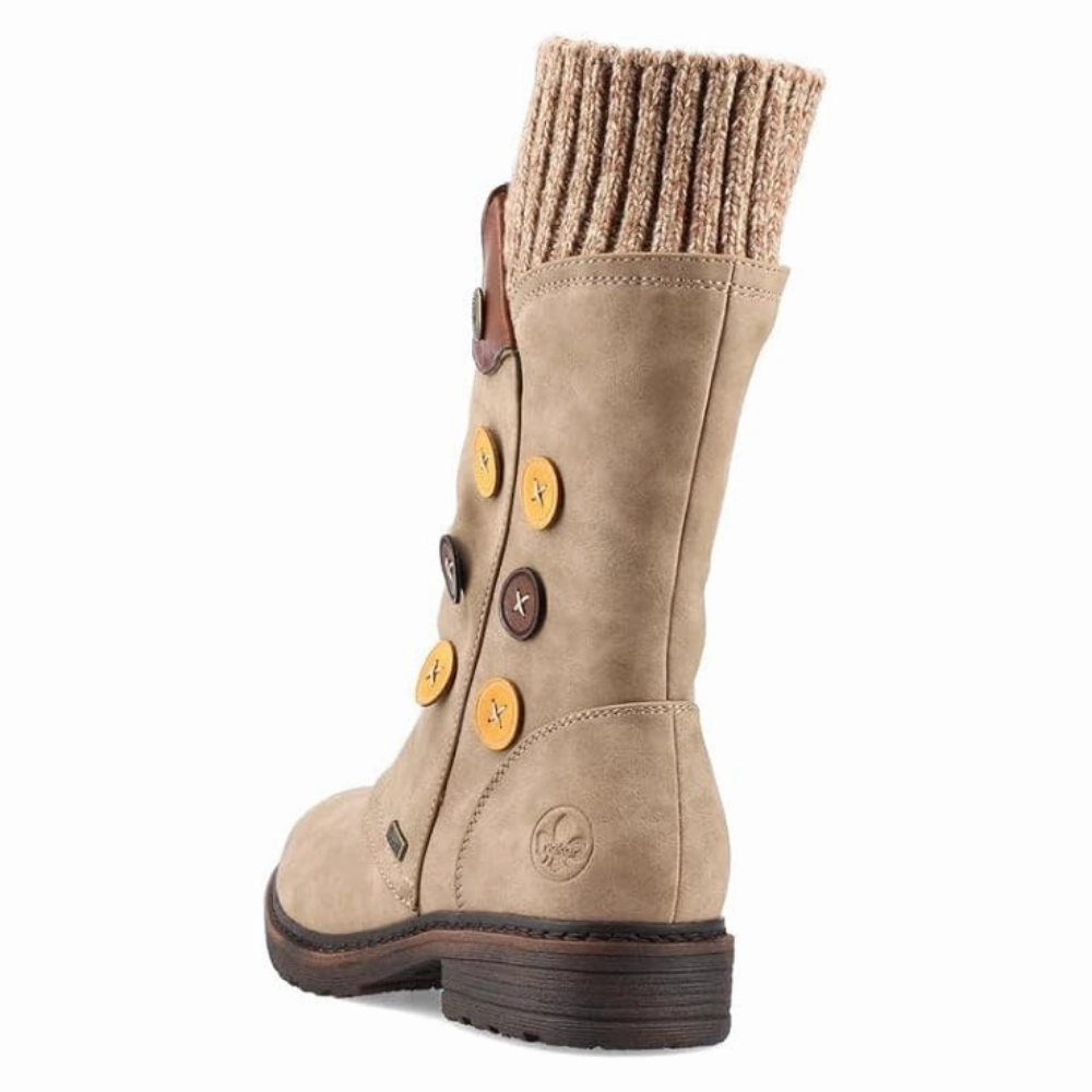 Rieker Dominika 81 Fango/Ocker/Brown/Hellbraun Boot (Women's) Martin Boots