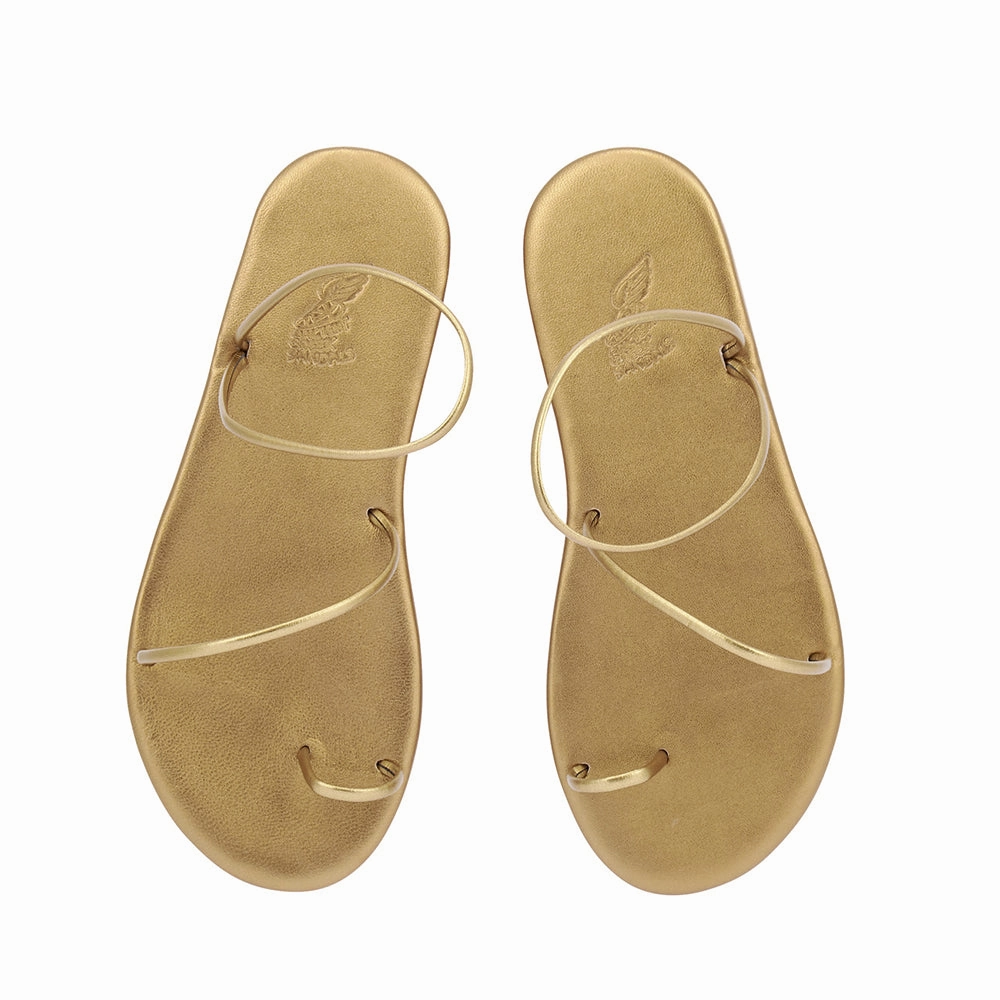 Kansiz All Bronze Dunnet Flower Sandals