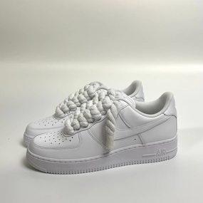 Tn Air Nike Shoes Rope Air Force 1 - Pure White