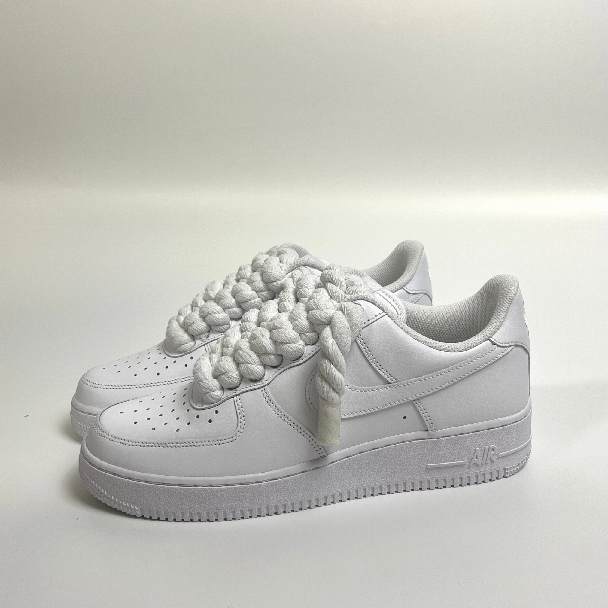 Rope Air Force 1 - Pure White Nike Blazers Shoes
