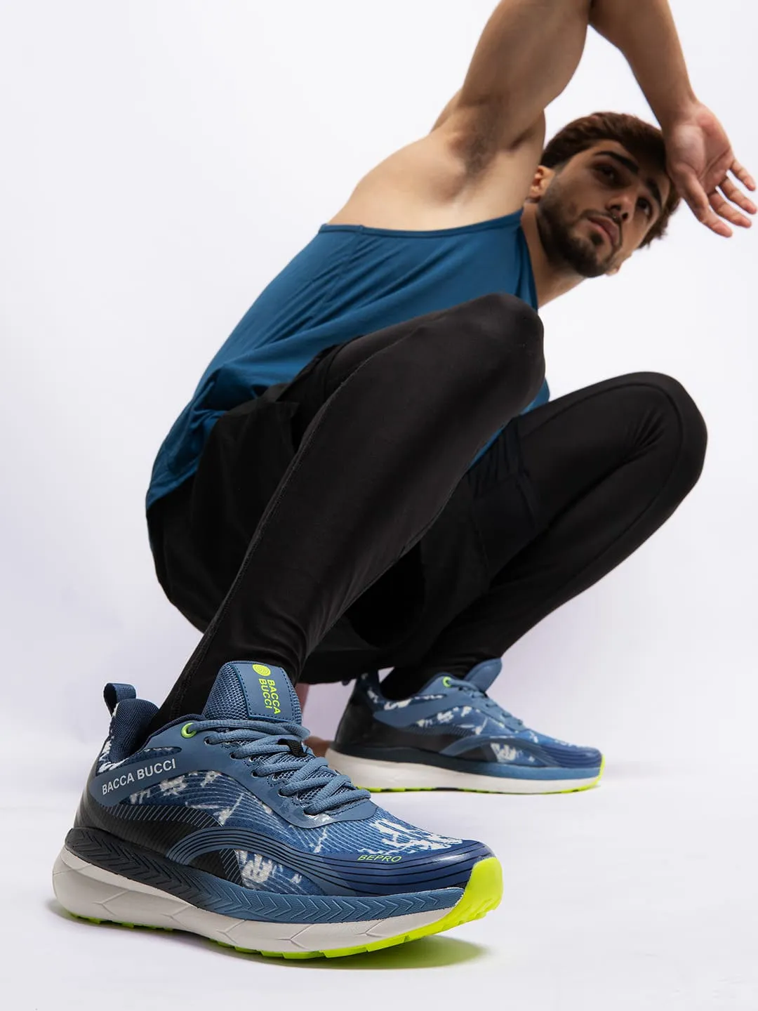 Bacca Bucci IKATRON  Men's Athleisure Sports Shoes with Dual-Density Sole Road Running Shoe