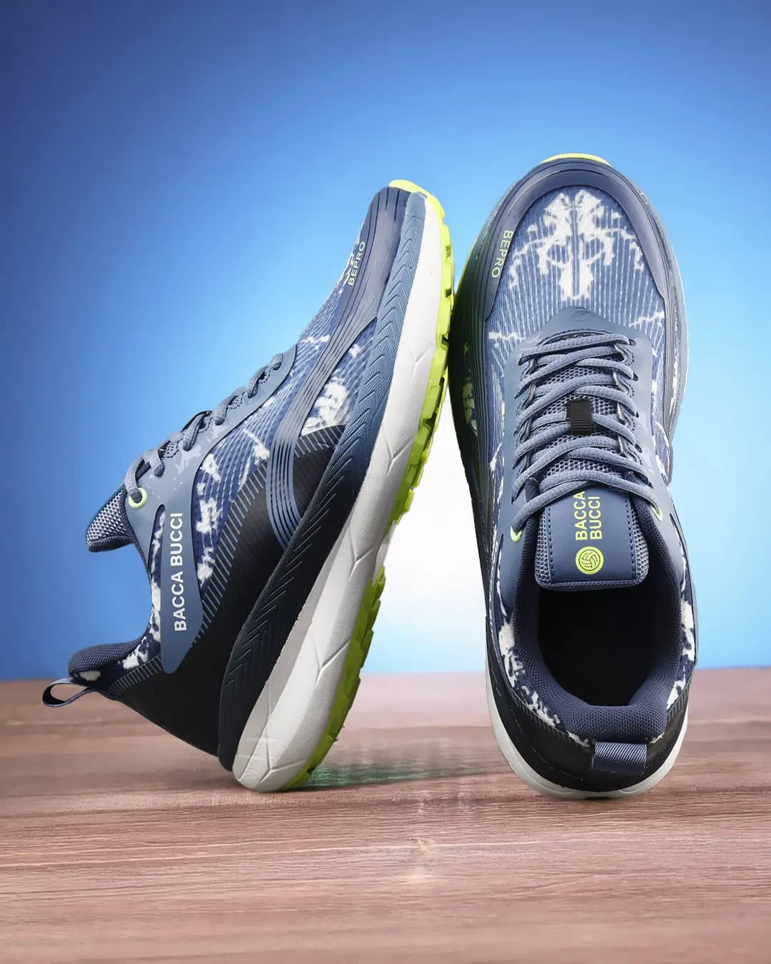 Bacca Bucci IKATRON  Men's Athleisure Sports Shoes with Dual-Density Sole Drop Shoes Running