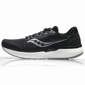 Saucony Triumph 18 Men's Running Shoe - Charcoal/White Shoes For Running On Road