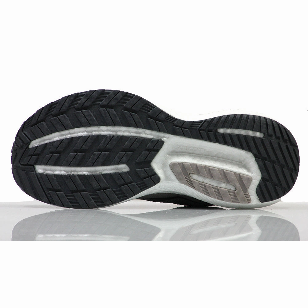 Saucony Triumph 18 Men's Running Shoe - Charcoal/White Cartoon Running Shoes