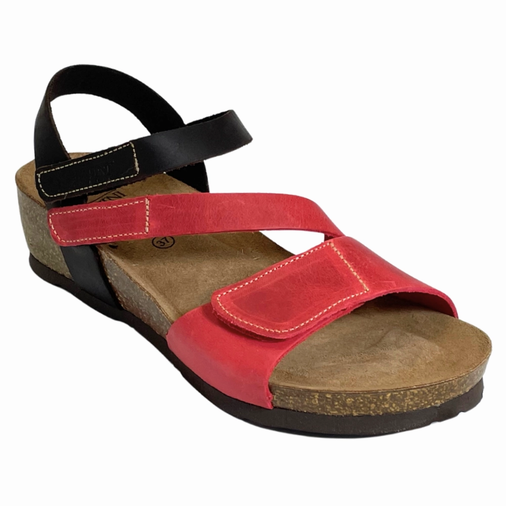 Sandals Maldives Sabatini Skyler Rosso/T.Moro Crazy Sandal (Women's)