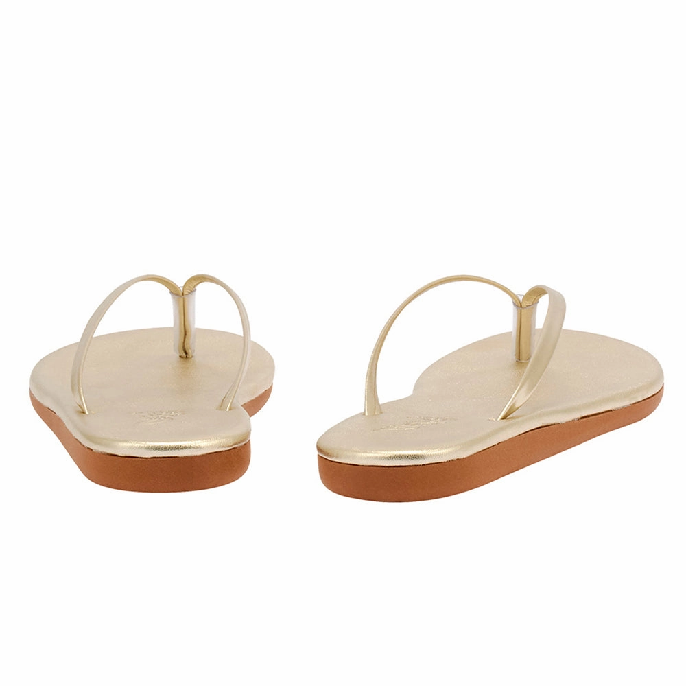 Gladiator Flat Sandals Saionara All Platinum