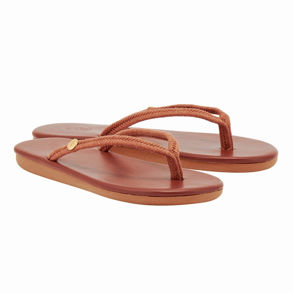 Saionara Rope Tan Sandals Clogs