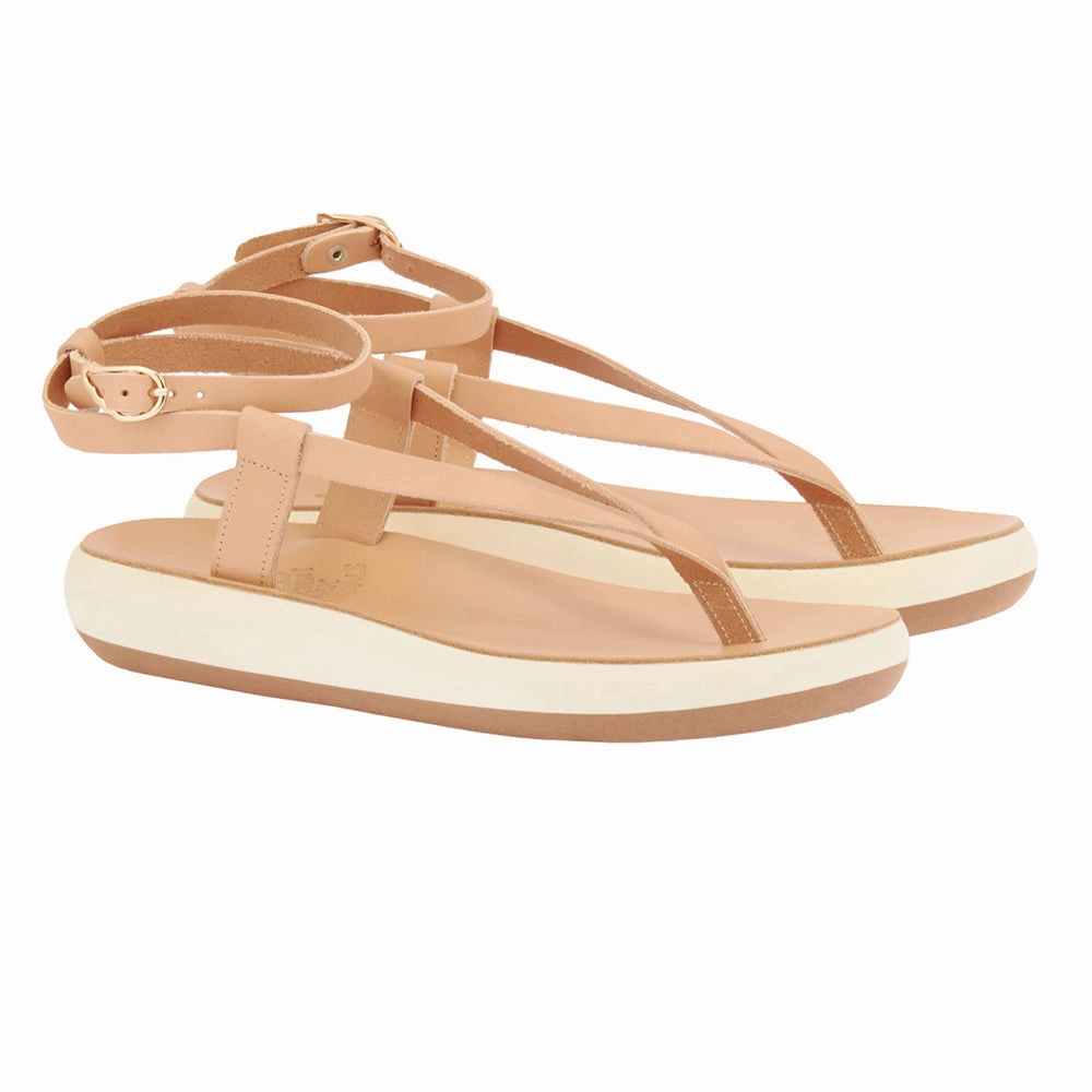 Strap Back Sandals Salomi Comfort Natural