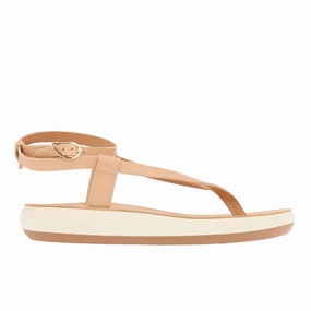 Salomi Comfort Natural Strap Sandals Flat