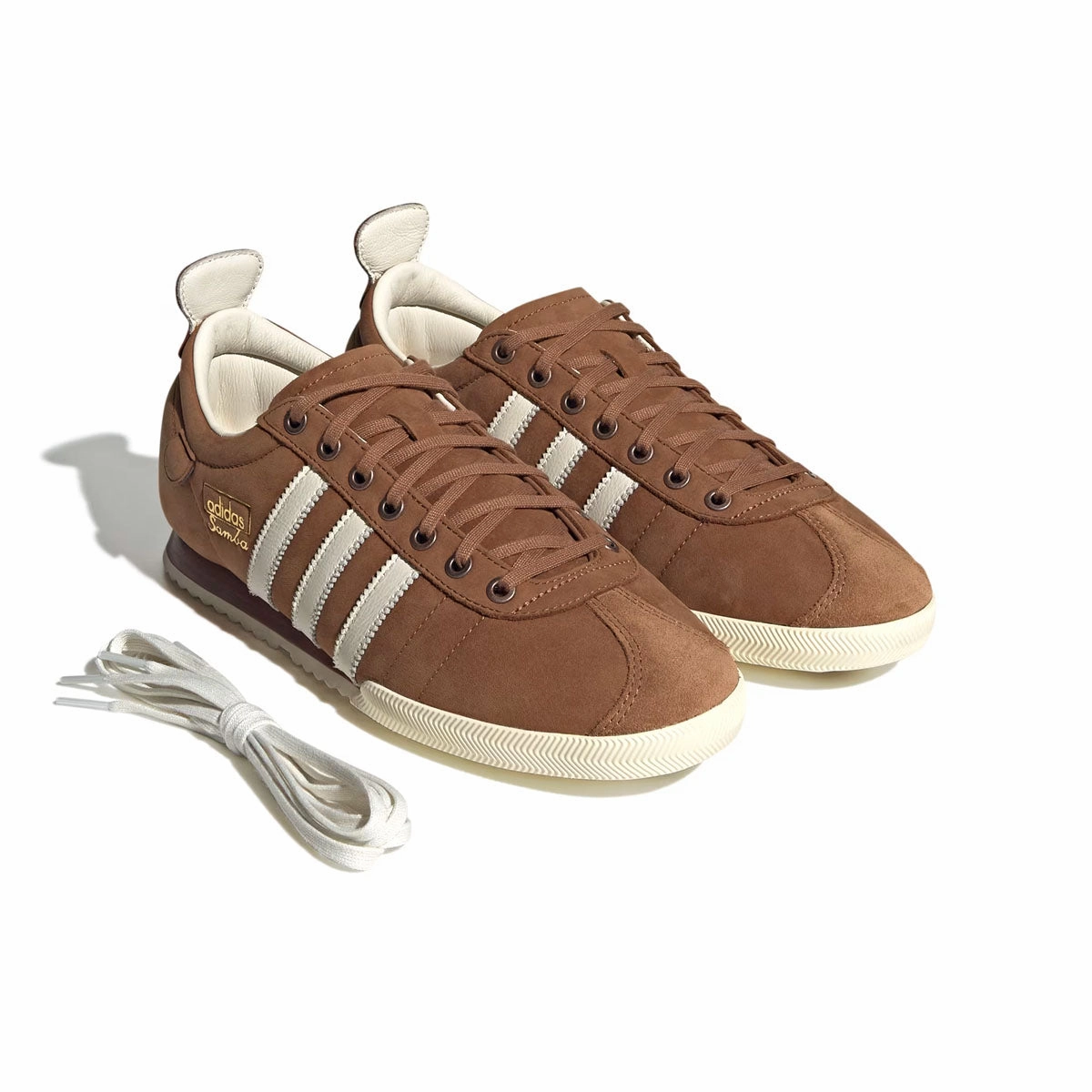 Damian Lillard Shoes Adidas Samba 62 'Wild Brown White'