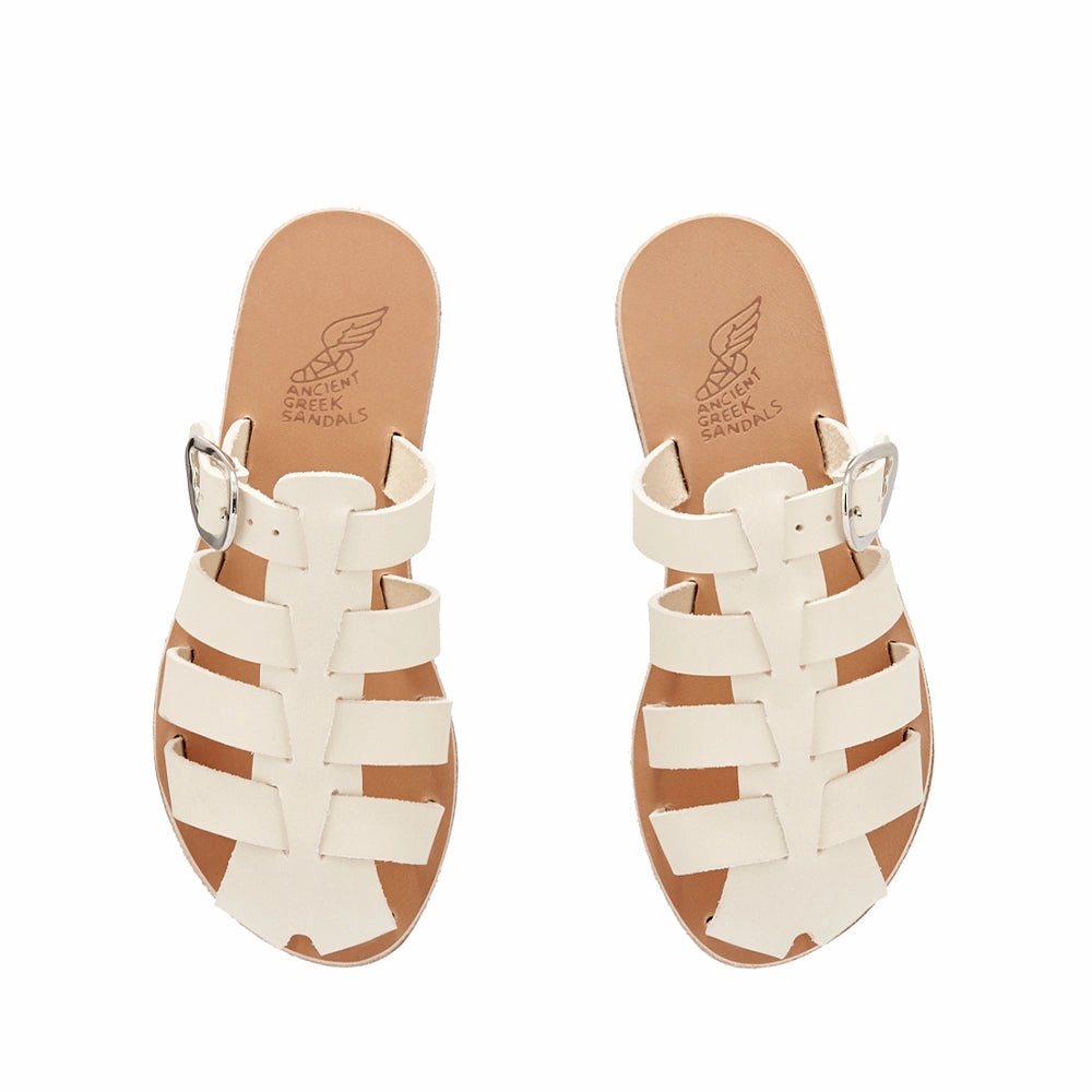 Little Cosmia Soft Off White Sandals Cabo