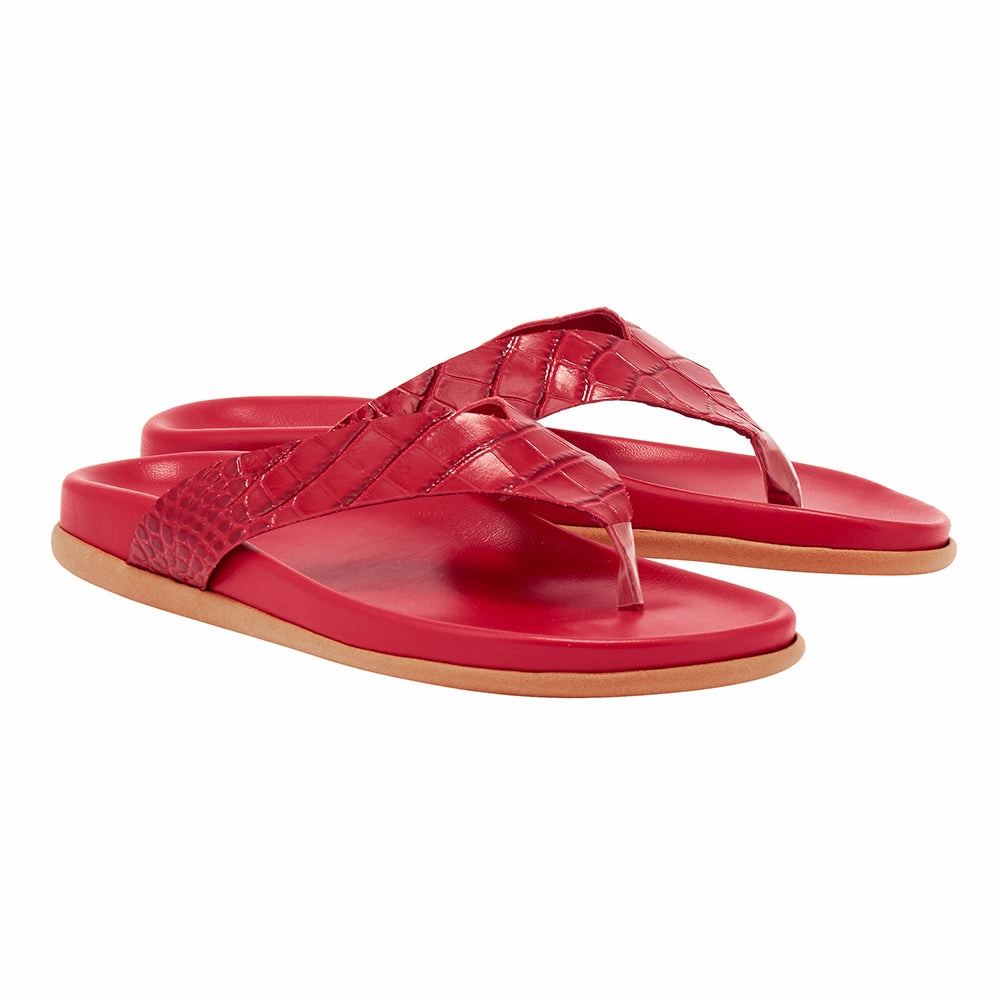 Yuu Sandals Charys Footbed Red