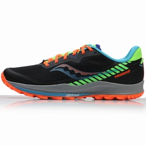 Saucony Peregrine 11 Men's Trail Shoe - Black/Future Good Affordable Running Shoes